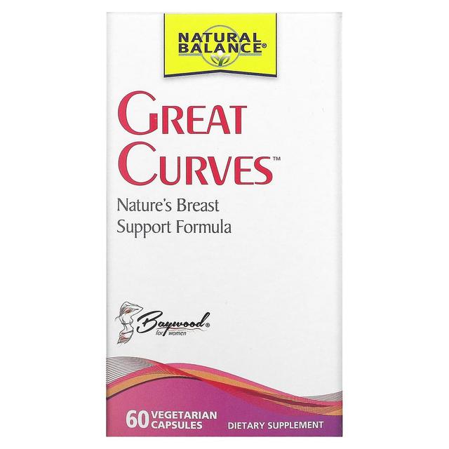 Natural Balance Equilíbrio Natural, Grandes Curvas, 60 Cápsulas Vegetarianas on Productcaster.