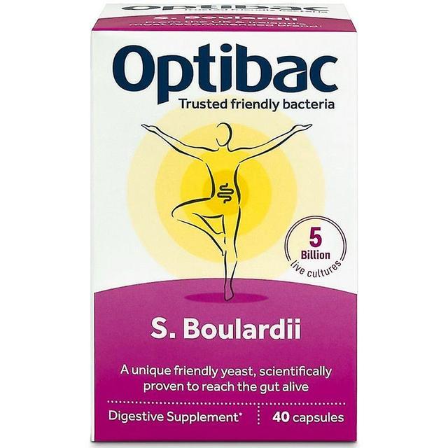 Capsules Optibac Saccharomyces Boulardi 40 on Productcaster.