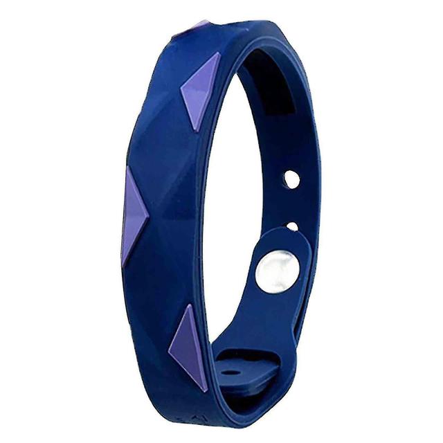 Anion Exercise Bracelet Silicone Burning Fat Lymphatic Drainage Energy Balance Blue on Productcaster.