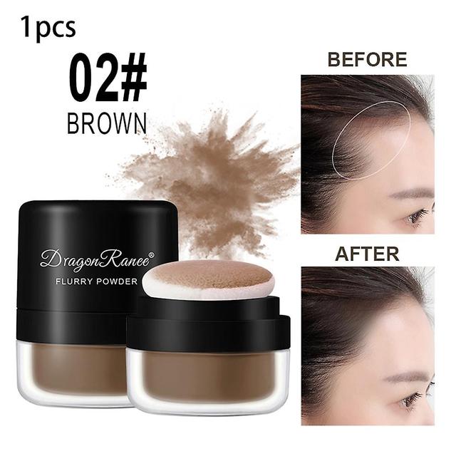 Dragon Ranee Black Pat Powder Bottle Hairline Powder Rich Hair Waterproof 02 on Productcaster.