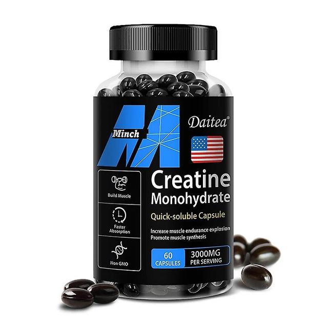 Vorallme Creatine 3000 Mg Monohydrate - For Muscle Strength, Endurance, Performance Keto Friendly - Adult Suitable, Non-gmo, Gluten Free 60Count on Productcaster.