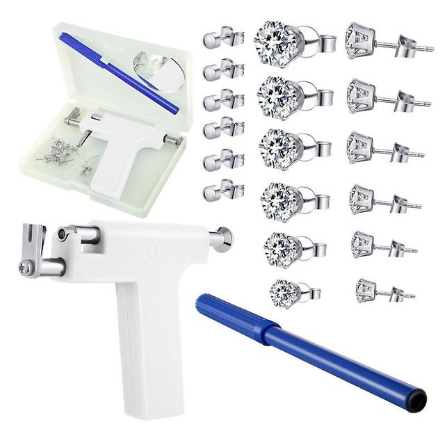 Perforator - Ear Nose Navel Perforator - Ear Punch Kit - Student Ear Punch Gun Children's Ear Punch white on Productcaster.