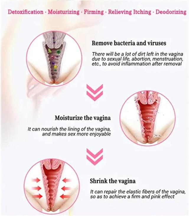 60 stk detox feminin fjern lugt kløe kapsel sund vaginal stramning on Productcaster.