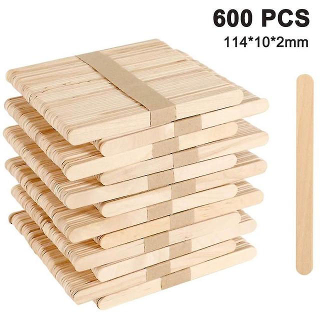 600 Wooden Ice Cream Sticks on Productcaster.