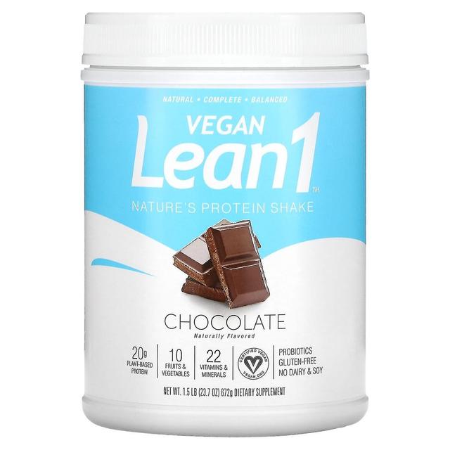 Lean 1 Lean1, Nature's Protein Shake, Chocolate, 1.5 lb (672 g) on Productcaster.