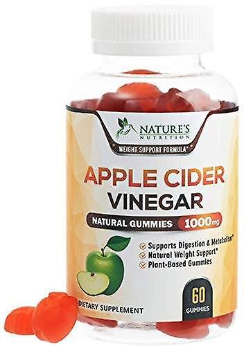 Timktv [pre-order] Apple Cider Vinegar Gummies For Natural Weight Support 1000mg - Delicious Acv Gummy Vitamin With The Mother - Cleanse - Folic Ac... on Productcaster.