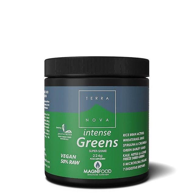 Terra Nova Terranova Intense Greens Super-Shake pulver 224g (T5061) on Productcaster.