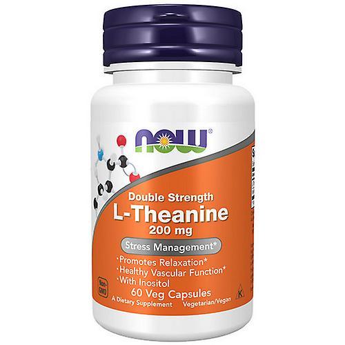 Now Foods L-Theanine,200 mg ,60 Vcaps (Pack of 2) on Productcaster.