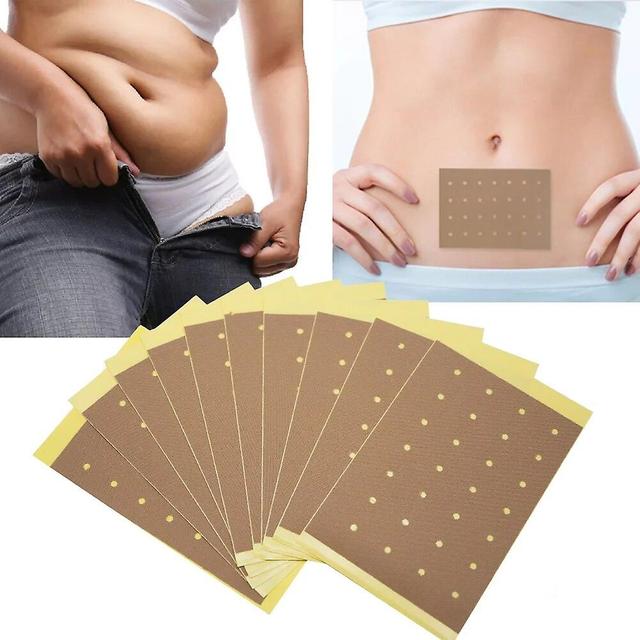 Rosalind 10pcs Herbs for Slimming Patch Fast Burning Fat&Lose Weight Products Natural Herbs Navel Sticker Body Shaping Patches on Productcaster.