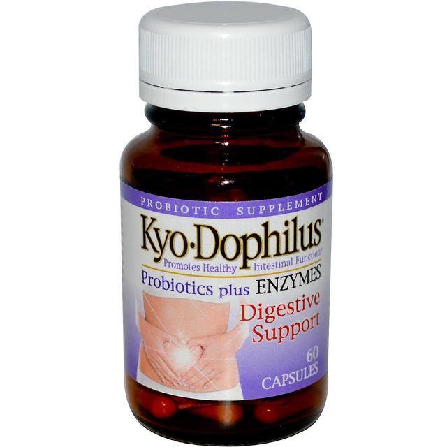 Kyolic, Kyo Dophilus, Probiootit ja entsyymit, 60 kapselia on Productcaster.