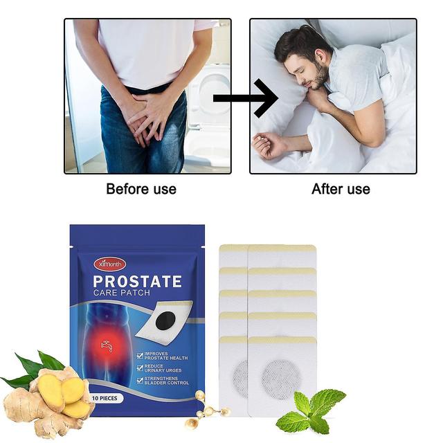 Nspiel Patchs de soins de la prostate, patchs à base de plantes de soutien de la santé de la prostate, patchs de thérapie de soulagement de la pros... on Productcaster.