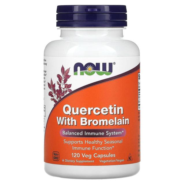 NOW Foods, Quercetin with Bromelain, 120 Veg Capsules on Productcaster.