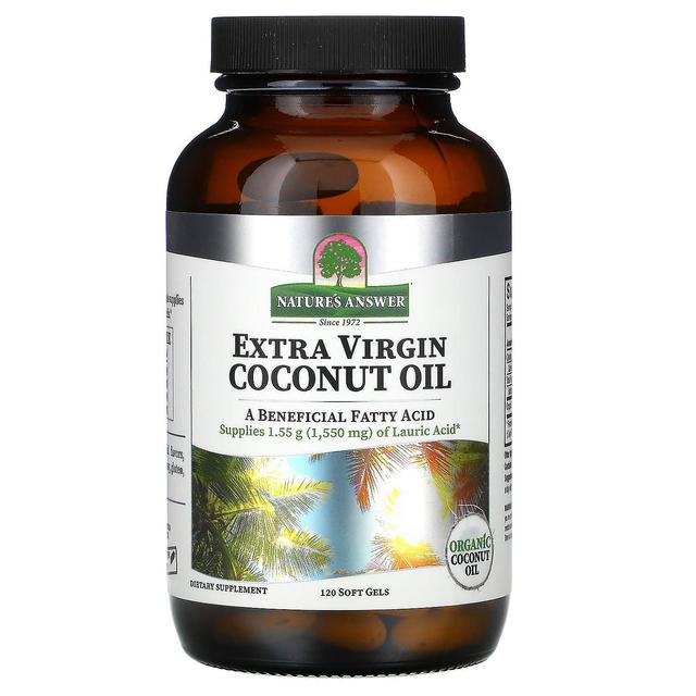 Nature's Answer, Extra Virgin Coconut Oil, 120 Softgels on Productcaster.