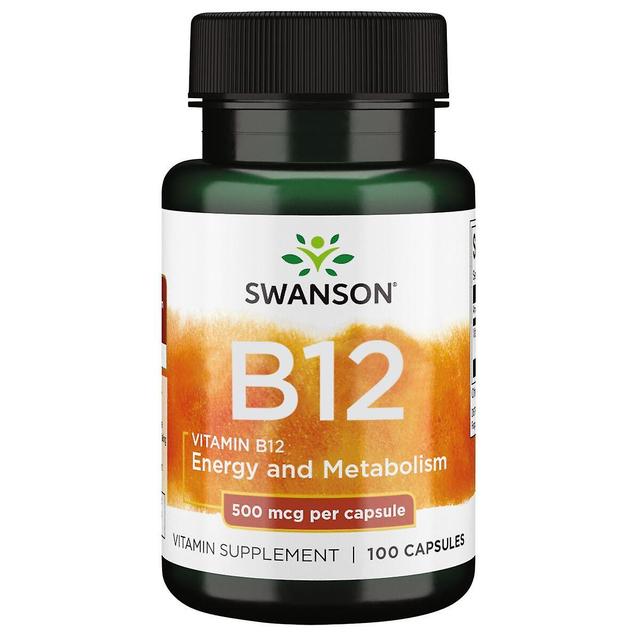 Swanson Vitamin B12 500mcg 100 Capsules on Productcaster.