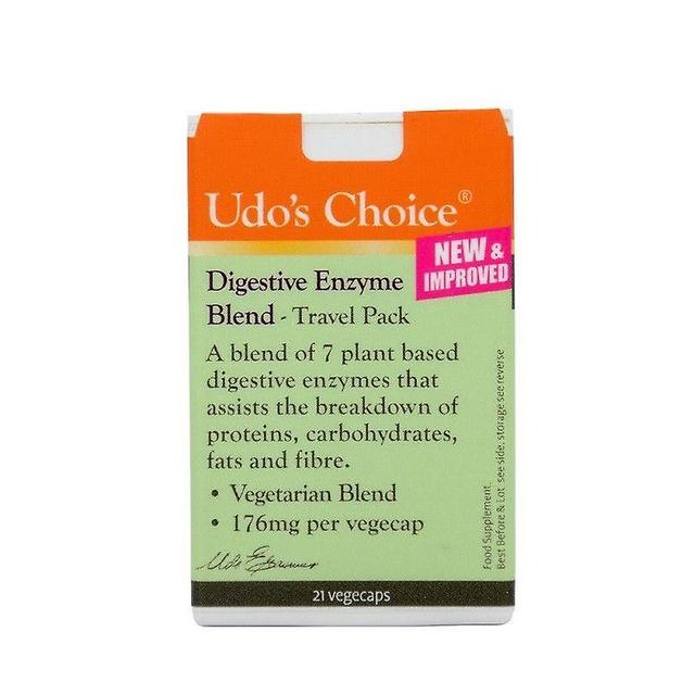 Udos Choice Udo's Choice Digestive Enzima Blend Travel Pack 21 (FMD007) on Productcaster.