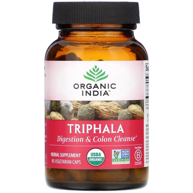 Organic India India biologica, Triphala, 90 tappi vegetariani on Productcaster.