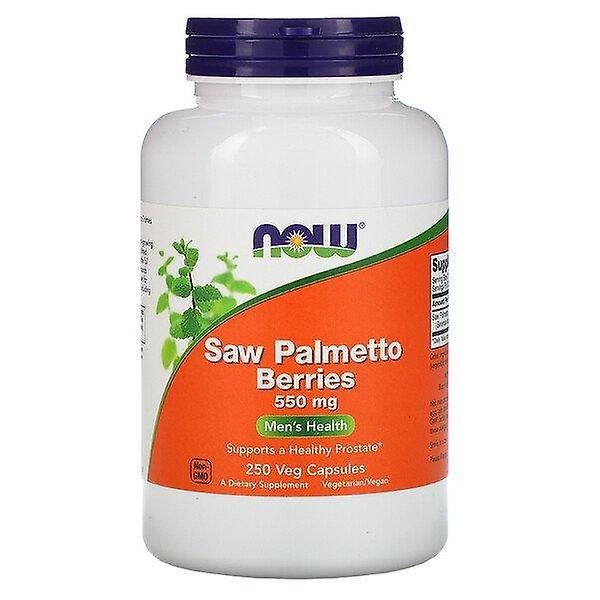 Now Foods, Saw Palmetto Berries, 550 mg, 250 kapsułek warzywnych on Productcaster.