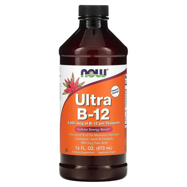 NOW Foods, Ultra B-12, 5,000 mcg, 16 fl oz (473 ml) on Productcaster.