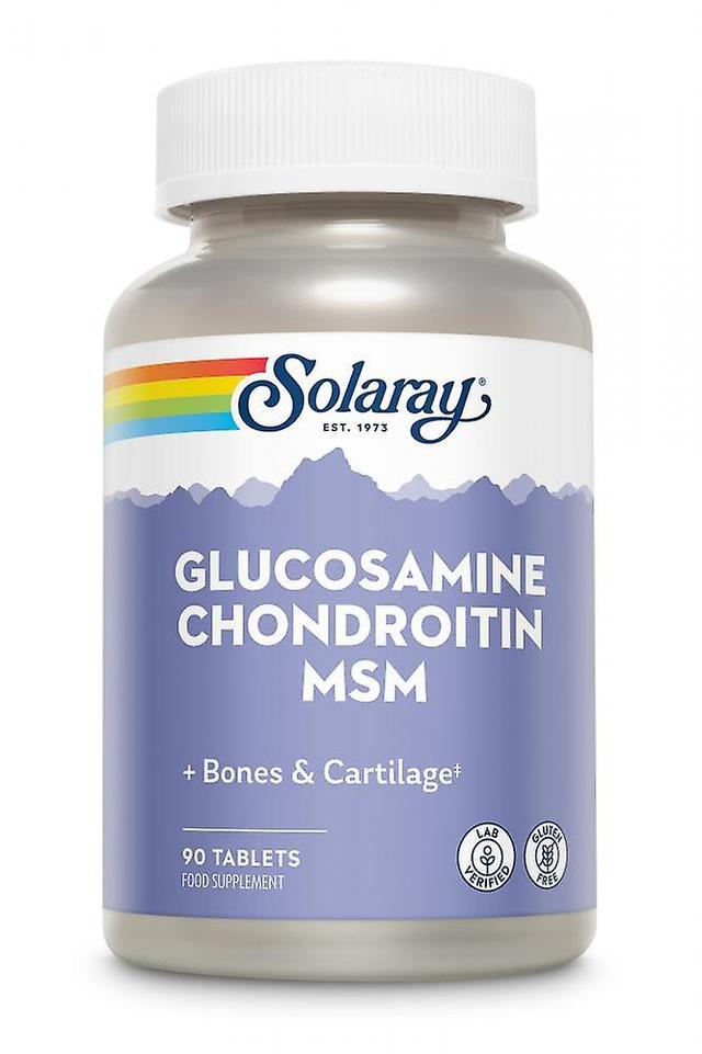 Solaray glucosamine chondroitin msm 90's on Productcaster.