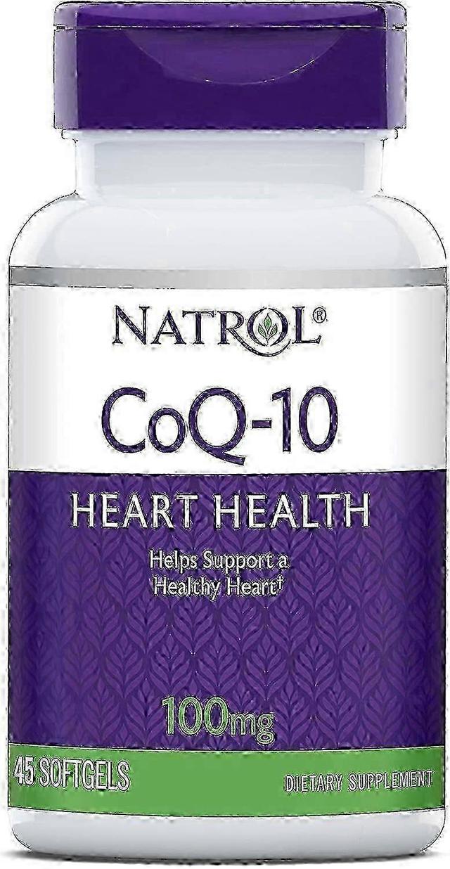 Natrol coq-10, 100 mg, softgels, 45 ea on Productcaster.