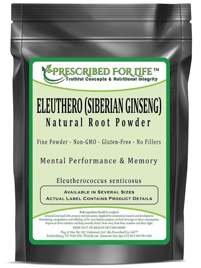 Prescribed For Life Eleuthero-Natural Root jauhe (Eleutherococcus senticosus) 1 kg (2.2 lb) on Productcaster.