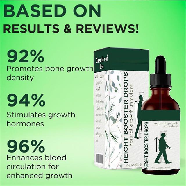 Hoogtegroeiolie - Premium Peak Height Growth Supplement voor kinderen en tieners om op natuurlijke wijze groter te worden - Hoogtegroei met botonde... on Productcaster.