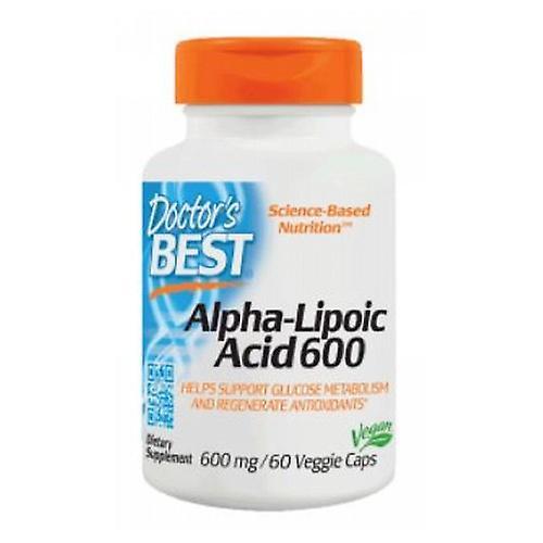 Doctor's Best Doctors Best Best Alpha Lipoic Acid,600 mg ,60 Veggie Caps (Pack of 4) on Productcaster.