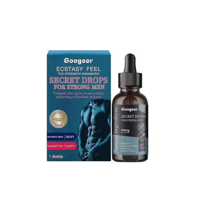 Woosien Googeer Secret Male Strength Drops Relieve Anxiety, Relax Body And Mind, Increase Vitality, Body Strengthening Drops 1PC on Productcaster.