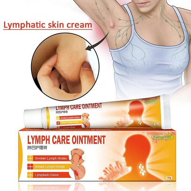 unbrand 20g Lymph Detoxification Cream Plant Essence Lymphatic Cream Underarm And Neck Default on Productcaster.