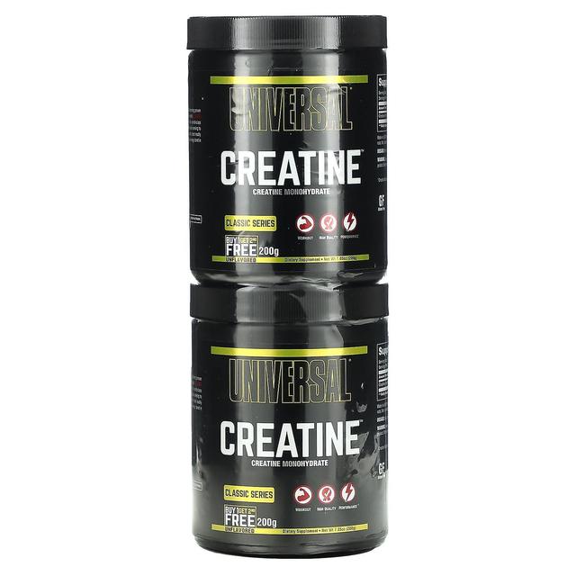 Universal Nutrition, Creatine Monohydrate, Unflavored, 2 Bottles, 7.05 oz (200 g) Each on Productcaster.