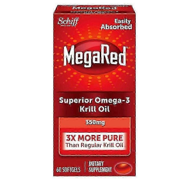 Schiff megared superior omega-3 krill oil, 350 mg, softgels, 60 ea on Productcaster.