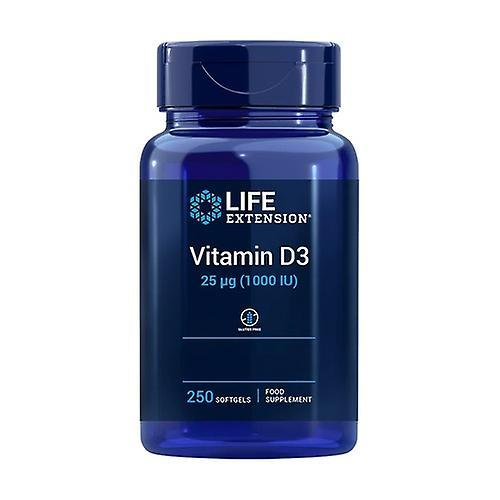 Life Extension Vitamin D3 1000 IU 250 softgels on Productcaster.