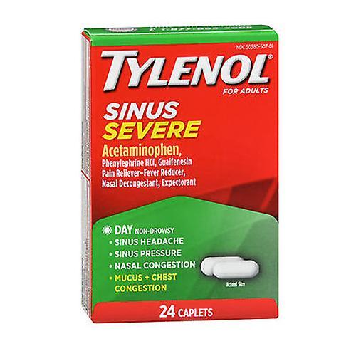 Tylenol Sinus Kongescia a bolesť silná denná, 24 kapletov (balenie po 1) on Productcaster.