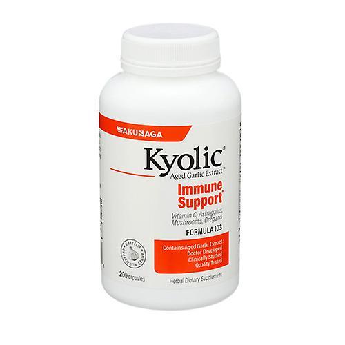 Kyolic KYOLIC Aged Garlic Extract Immune formula 103, 200 caps (Pack of 3) on Productcaster.