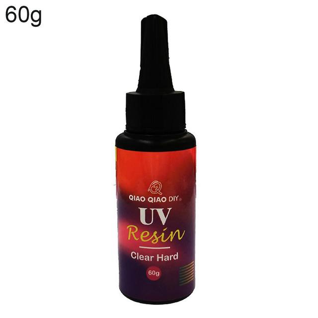 fulaide 10/15/25/60/120/200g UV Resin Hard Glue Ultraviolet Transparent LED DIY Varnish 60g on Productcaster.