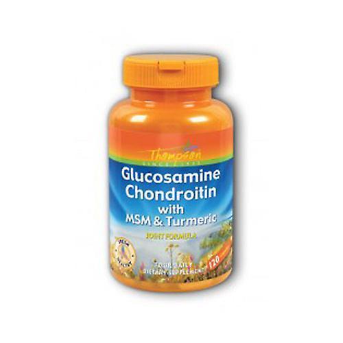 Thompson Glucosamine & Chondroitin with MSM & Turmeric, 120 Caps (Pack of 6) on Productcaster.