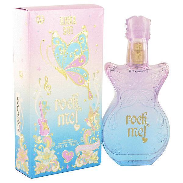 Anna Sui Rock Me! Summer Of Love Eau De Toilette Spray 2.5 Oz For Women Blue on Productcaster.