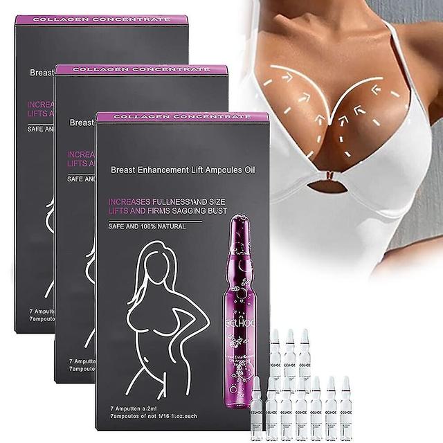 Tlopa Breast Enhancement Lift Ampoules Oil, Breast Filling Essential Oil, Eliminate Chest Wrinkle, Strengthens Skin Elasticity& Firmness 21pcs on Productcaster.