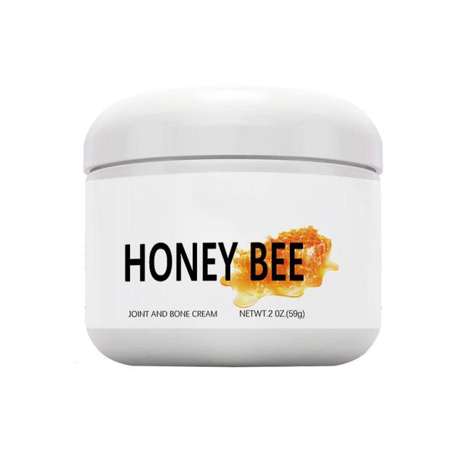 Popubear 59g Bee Venom Joint Bone Cream Luonnollinen niveltulehdus Kivunlievitys Honey Bee Cream Yhteinen terveydenhuollon voide Valkoinen on Productcaster.