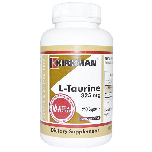 Kirkman Labs, L-Taurine, 325 mg, 250 Kapseln on Productcaster.