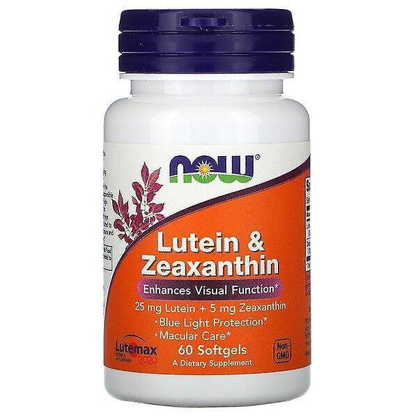 NOW Foods Nu Foods, Lutein & Zeaxanthin, 60 Softgels on Productcaster.