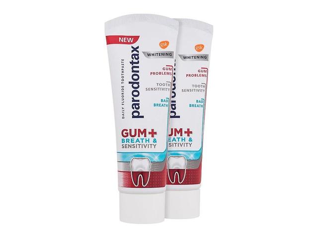 Parodontax - Gum+ Breath &; Sensitivity Whitening Duo - Unisex, 2x75 ml on Productcaster.