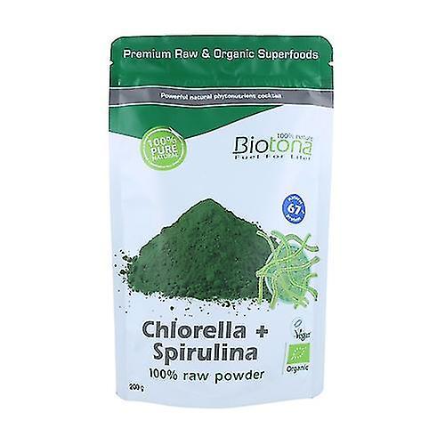 Biotona Raw Spirulina Chlorella Bio 200 g on Productcaster.