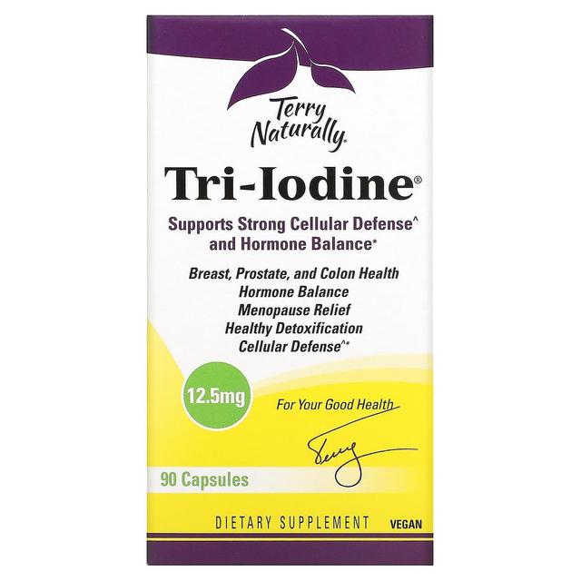 Terry Naturally, Tri-Iodine, 12.5 mg, 90 Capsules on Productcaster.