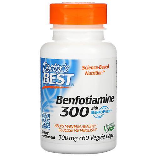 Doctor's Best Doctors Best Benfotiamine, 300 mg, 60 Veggie Caps (Pack of 3) on Productcaster.