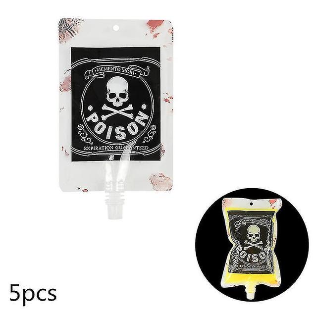 Saco de sangue 400ml Pvc Food Grade Drink Bag para Haloween Party Decor Horror Props Cosplay Vampire Blood Pouch Energy Pack B01 on Productcaster.