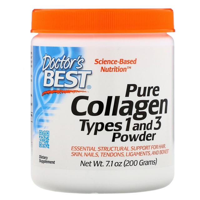 Doctor's Best, Pure Collagen Types 1 und 3 Powder, 7,1 Unzen (200 g) on Productcaster.