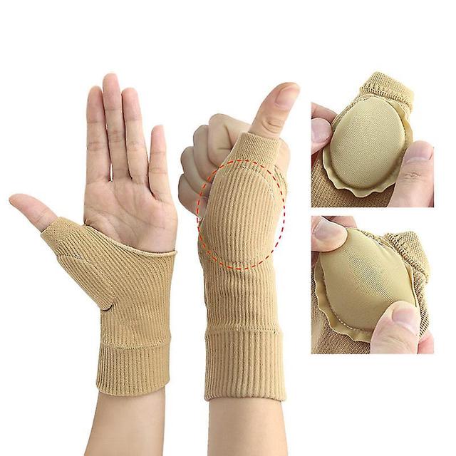 Dewenwils Dww-(Couleur de peau S) Gants D'arthrite Compression du Pouce 1 paire Gants de Soutien Respirants Avec Coussinets en Gel pour Blessures P... on Productcaster.