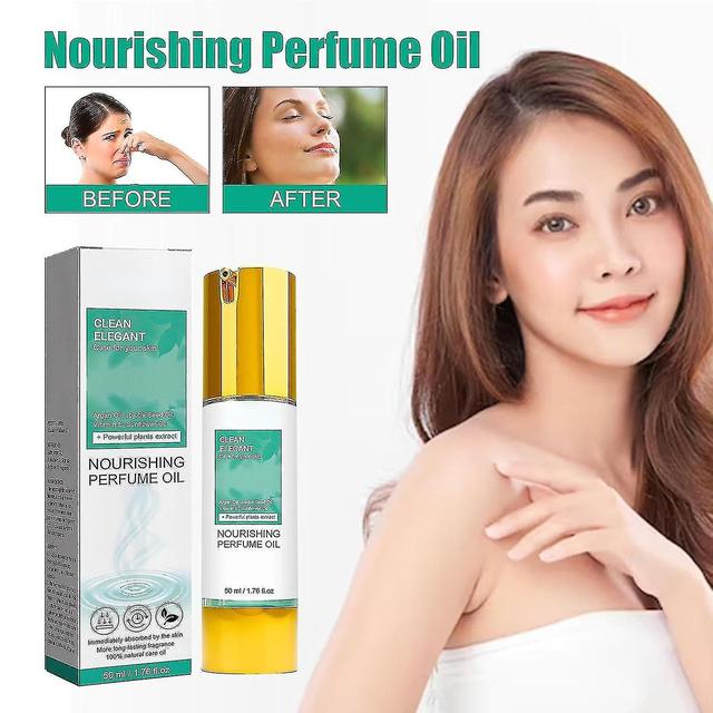 Clean Elegance Parfyme Oil Women Fresh &; Clean Nourishing Parfyme Olje Gaver til kvinner, lengre varig duft _ai 2 Pcs on Productcaster.