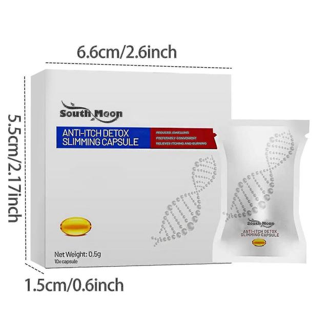 Xytnv 10/50/100pcs Sootheslim Instant Anti-itch Detox Slimming Capsule - Promote Women's Health on Productcaster.